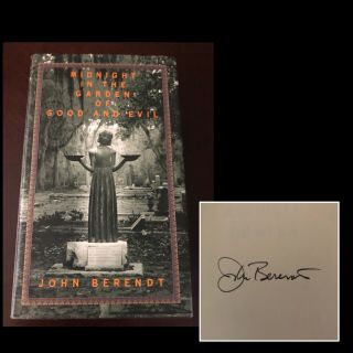 Signed Midnight In The Garden Of Good And Evil By John Berendt First Edition