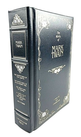 The Of Mark Twain: Complete And Unabridged 1982 Longmeadow Press,  Leather