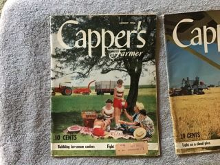 2 Capper’s Farmer Magazines: July and Augst 1956: Great Reading Material 2