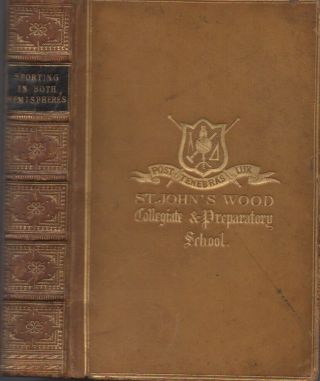 Sporting Trips,  1861,  Tinted Plates,  Full Leather,  Big Game Hunting,  Shooting