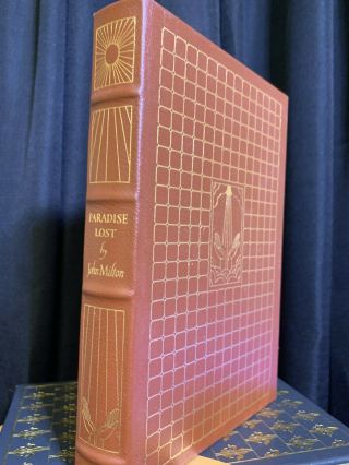 Paradise Lost By John Milton - Easton Press Leather -