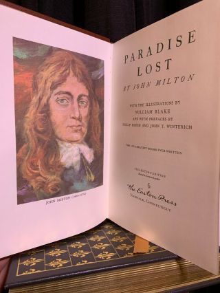 PARADISE LOST by John Milton - Easton Press Leather - 2