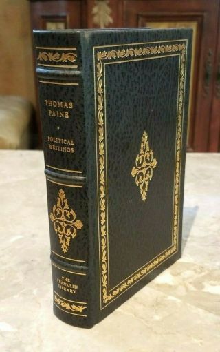 Pristine - Thomas Paine Political Writings Franklin Library 100 Greatest Books