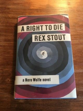 Rex Stout - A Right To Die - Viking 1964 - Bill English Cover Design
