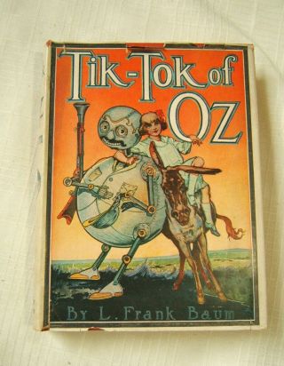 Tik - Tok Of Oz L.  Frank Baum Hbdj Reilly & Lee Illustrated By John R Neill