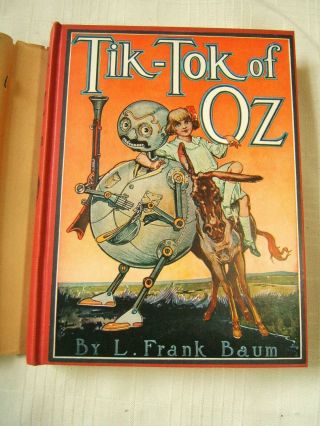 TIK - TOK OF OZ L.  FRANK BAUM HBDJ REILLY & LEE ILLUSTRATED BY JOHN R NEILL 3