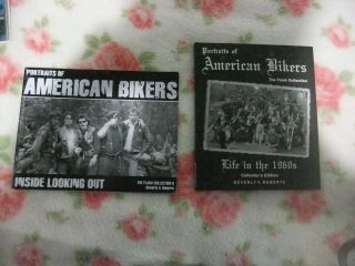 Both Books Portraits Of American Bikers: Life In The 1960s Special Edition