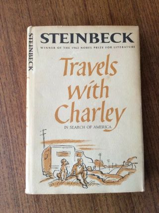 Travels With Charlie In Search Of America By John Steinbeck 1963 Hb Dj Vg/a