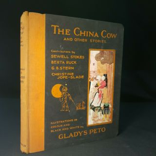 1920 CHINA COW Illustrations COLOUR PLATES Fantasy CHILDRENS Fairy MAGICIAN 3