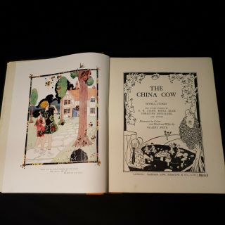1920 CHINA COW Illustrations COLOUR PLATES Fantasy CHILDRENS Fairy MAGICIAN 6