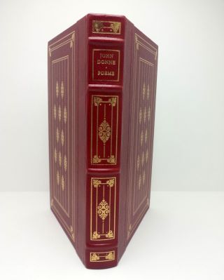 Franklin Library JOHN DONNE POEMS (Oxford Library) 1/4 Leather – VGC 7