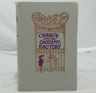 Charlie And The Chocolate Factory 1964 Roald Dahl Gray Hardcover Willy Wonka 2