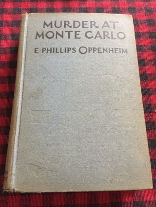 Vintage Book - Murder At Monte Carlo.