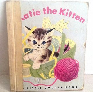 Vintage A Little Golden Book Katie The Kitten 75