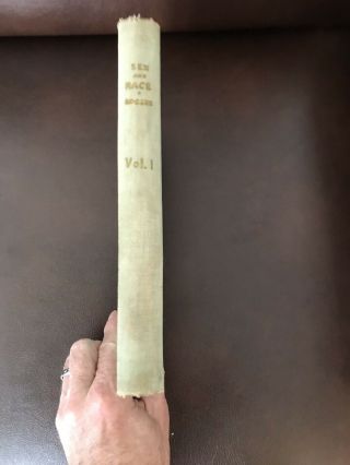(Vintage) “SEX and RACE” The Old World Vol 1 by J A Rogers / 6th Ed 1952 History 2