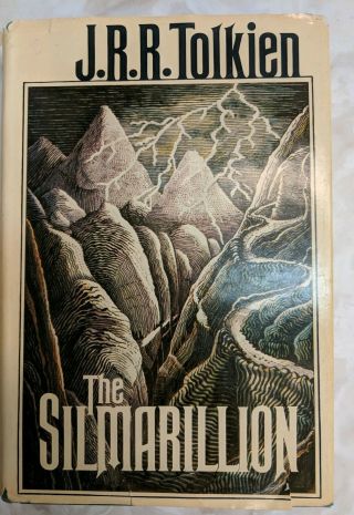 Tolkien,  J.  R.  R The Silmarillion First 1st American Edition W/ Map Good Cond.