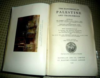 The Handbook Of Palestine And Transjordan 1934 4