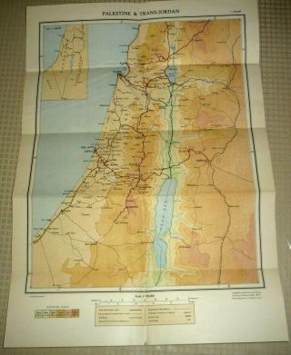 The Handbook Of Palestine And Transjordan 1934 5