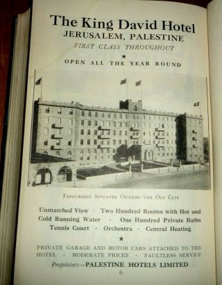 The Handbook Of Palestine And Transjordan 1934 6