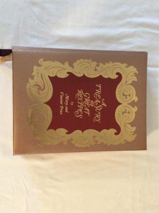 A Treasury Of Great Recipes - Mary Vincent Price Cookbook - 1965 1st Edition Book