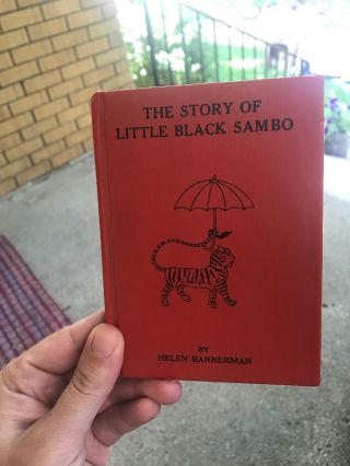 Old The Story Of Little Black Sambo Book Helen Bannerman Black Literature Boy,