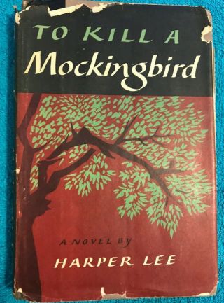 To Kill A Mockingbird By Harper Lee 1st First Book Club Edition Dj 1960