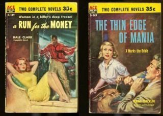 Ace Mystery Double D - 149.  A Run For The Money / The Thin Edge Of Mania 398055