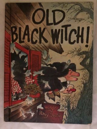 Old Black Witch By Wende And Harry Devlin Vintage 1966 Hardcover Halloween