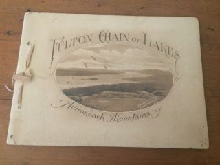 Fulton Chain Of Lakes Adirondack Mountains N.  Y.  1920 