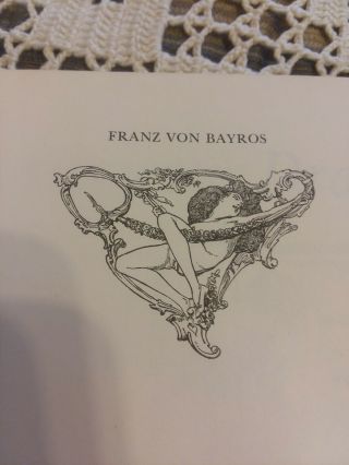 THE AMOROUS DRAWINGS of the MARQUIS von BAYROS Book Nude Sexual Classic Art 2