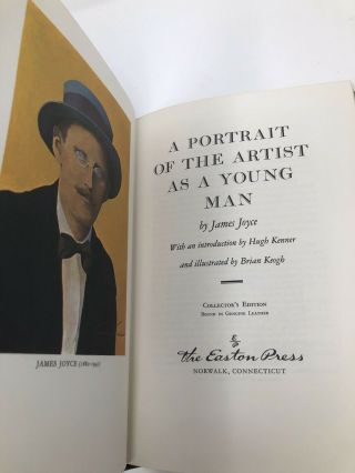 A Portrait of the Artist as a Young Man By James Joyce Easton Press Leather 5