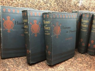 History of France - M.  Guizot,  1881 - All 8 Volumes,  Early Times to 1848,  Illustrated 2