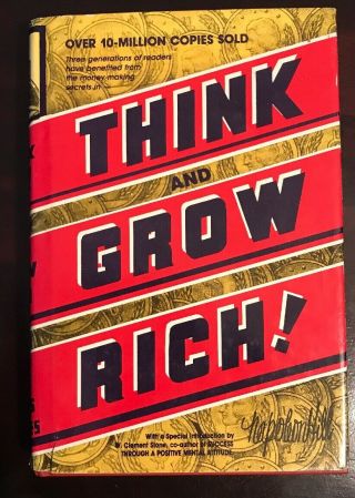 Think And Grow Rich By Napoleon Hill 1963 Hardcover