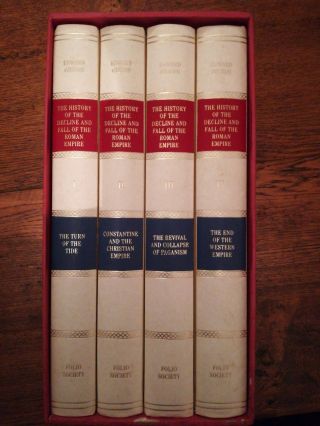 Edward Gibbon Decline And Fall Roman Empire Folio Slipcase Edition Volume 1 - 4