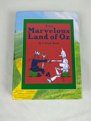 The Marvelous Land Of Oz L Frank Baum Book First Edition Library Hardcover