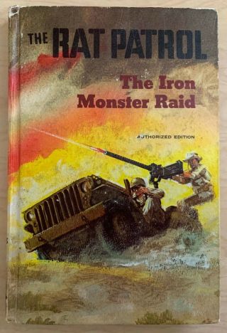 Rat Patrol The Iron Monster Raid (1968) Whitman Tv Adventure Michael Lowenbein