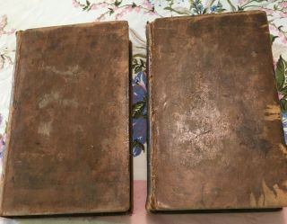 1815 1st Ed.  The History Of England By J.  Bigland 2 Volume Matched Set Leather
