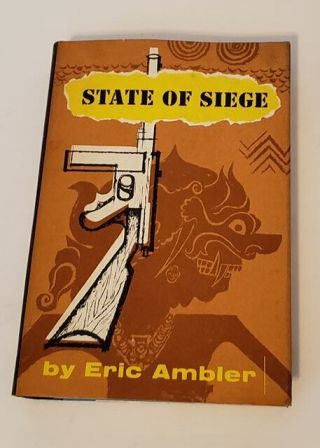 State Of Siege Eric Ambler First Edition 1956 Book