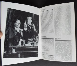 Arthur Conan Doyle,  Secret of Sherlock Holmes,  Theatre Programme,  Jeremy Brett 6