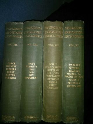 C.  H.  Spurgeon.  Expository Ensclopedia.  A To Z Of Bible Subjects.  Very Old.