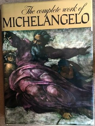 The Complete Work Of Michelangelo Hardcover Coffee Table Book
