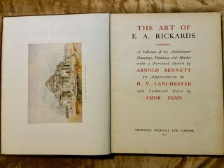 1920 The Art Of E.  A.  Rickards With 58 Full Page Illustrations,  Some Colour