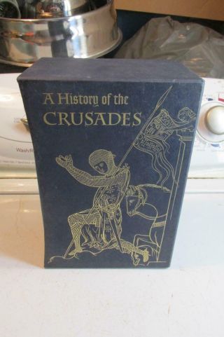 Folio Society London 3 Volume Set A History Of The Crusades Steven Runciman