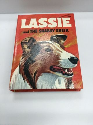Whitman Big Little Book Lassie And The Shabby Sheik Hardcover Vintage 1968 Book