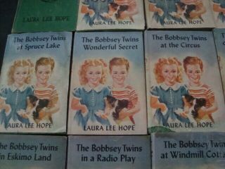 24 ' THE BOBBSEY TWINS ' BOOKS ALL FIRST EDITIONS 1918 - 1951 ALL VERY GOOD TO EXCEL 4