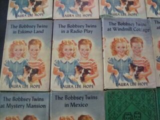 24 ' THE BOBBSEY TWINS ' BOOKS ALL FIRST EDITIONS 1918 - 1951 ALL VERY GOOD TO EXCEL 6