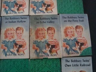 24 ' THE BOBBSEY TWINS ' BOOKS ALL FIRST EDITIONS 1918 - 1951 ALL VERY GOOD TO EXCEL 7
