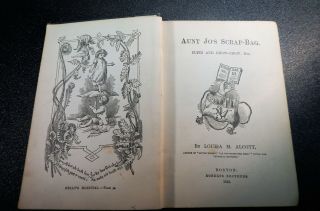 Aunt Jo ' s Scrap - Bag Cupid and Chow - Chow.  - Louisa M.  Alcott (HC,  1883) 2