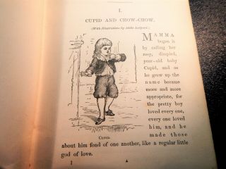 Aunt Jo ' s Scrap - Bag Cupid and Chow - Chow.  - Louisa M.  Alcott (HC,  1883) 3