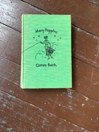 1943 Mary Poppins Comes Back By P.  L.  Travers 7th Printing Of The First Edition